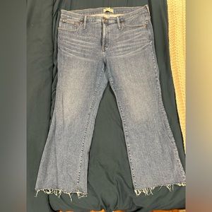 Madewell Blue Flare & Wide Leg Jeans